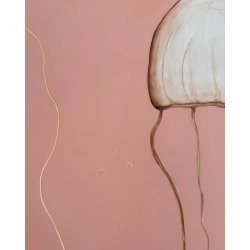 Beneath Still Waters II - 130x130 cm