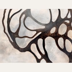 Rooted in Silence 150x120 cm - SOLGT