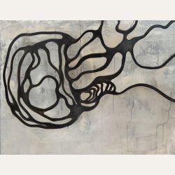 Reaching Quietly 90x70 cm