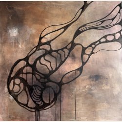 Where it Begins 130x130 cm