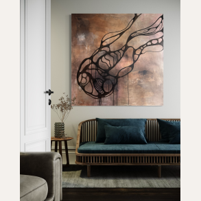 Where it Begins 130x130 cm