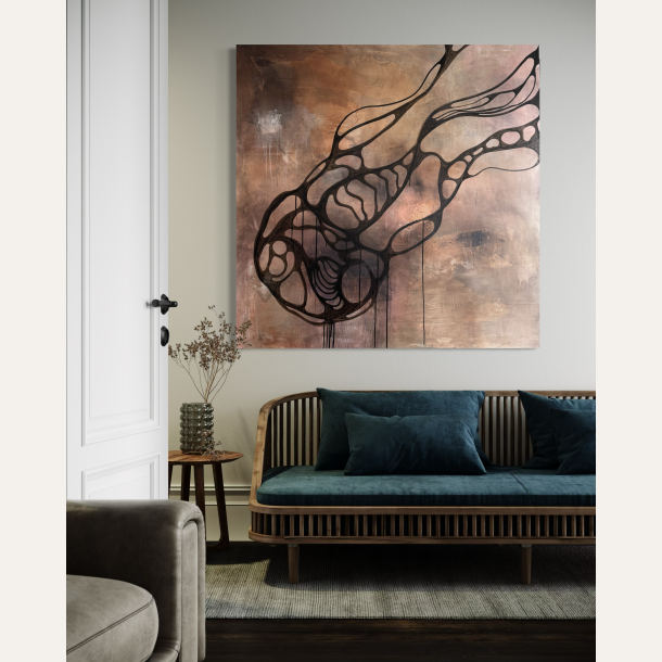 Where it Begins 130x130 cm