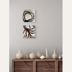 Core of Silence - 20x20 cm